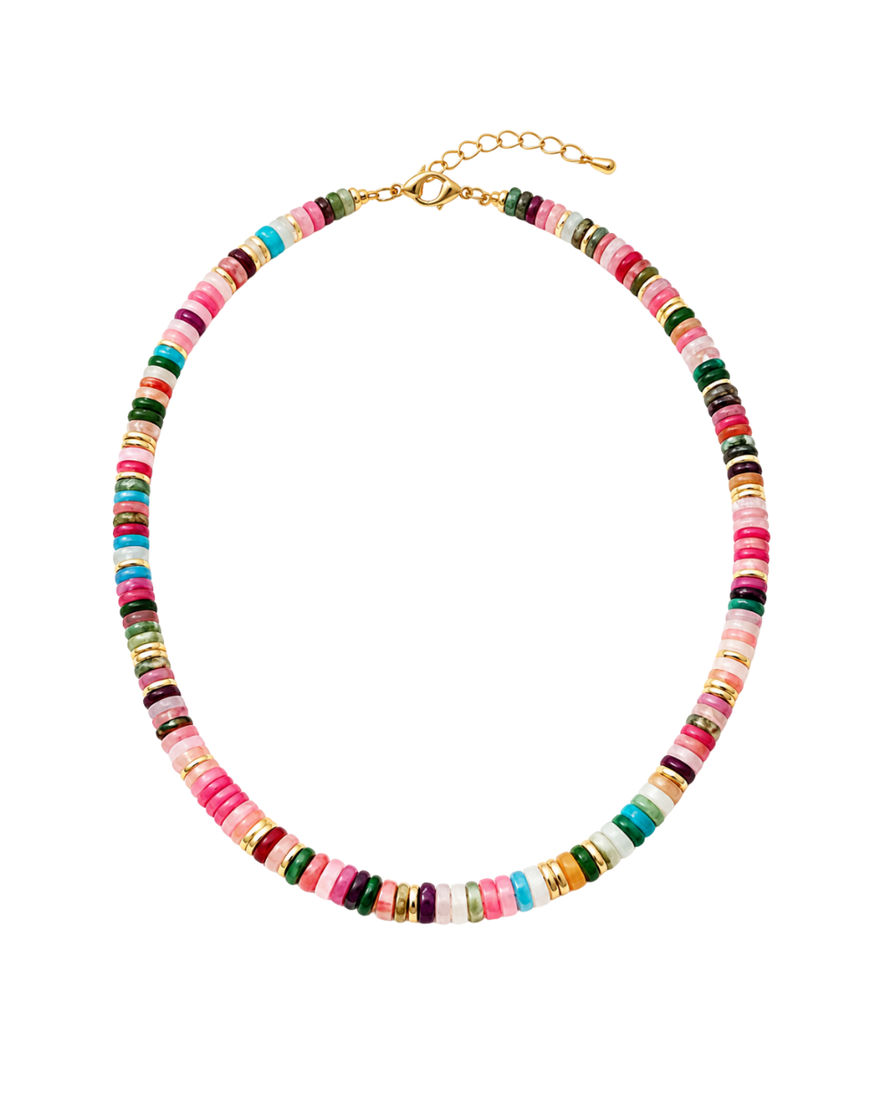 Puca Luxe Collection Multicolor Rosa - collar de cuentas