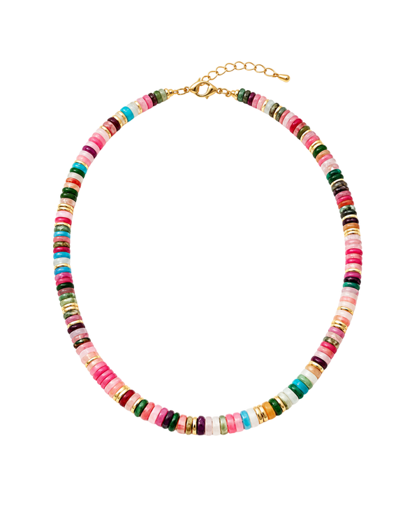 Puca Luxe Collection Multicolor Rosa - collar de cuentas
