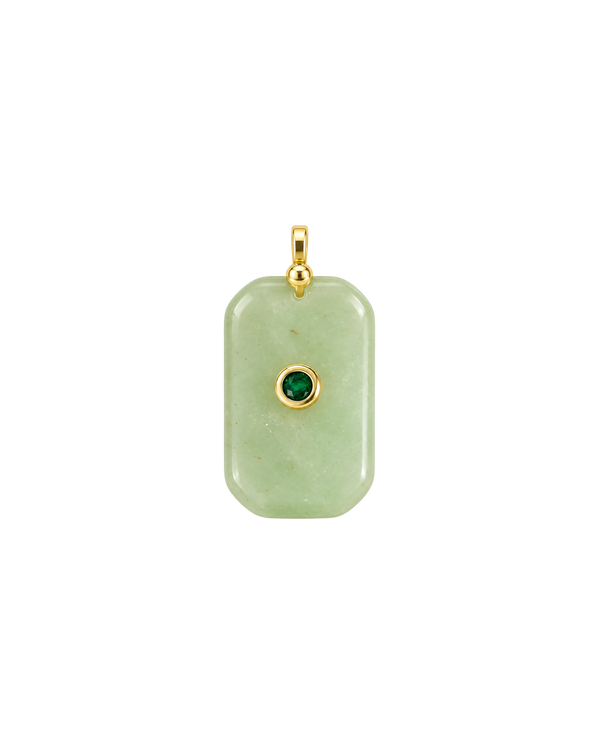 Rectangle Charm Calcedonia Verde