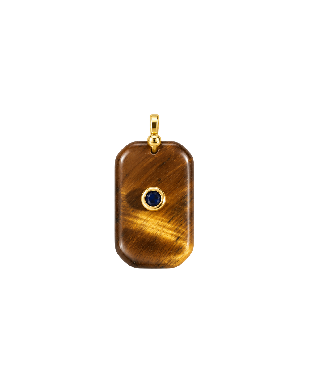 Rectangle Charm Ojo de Tigre