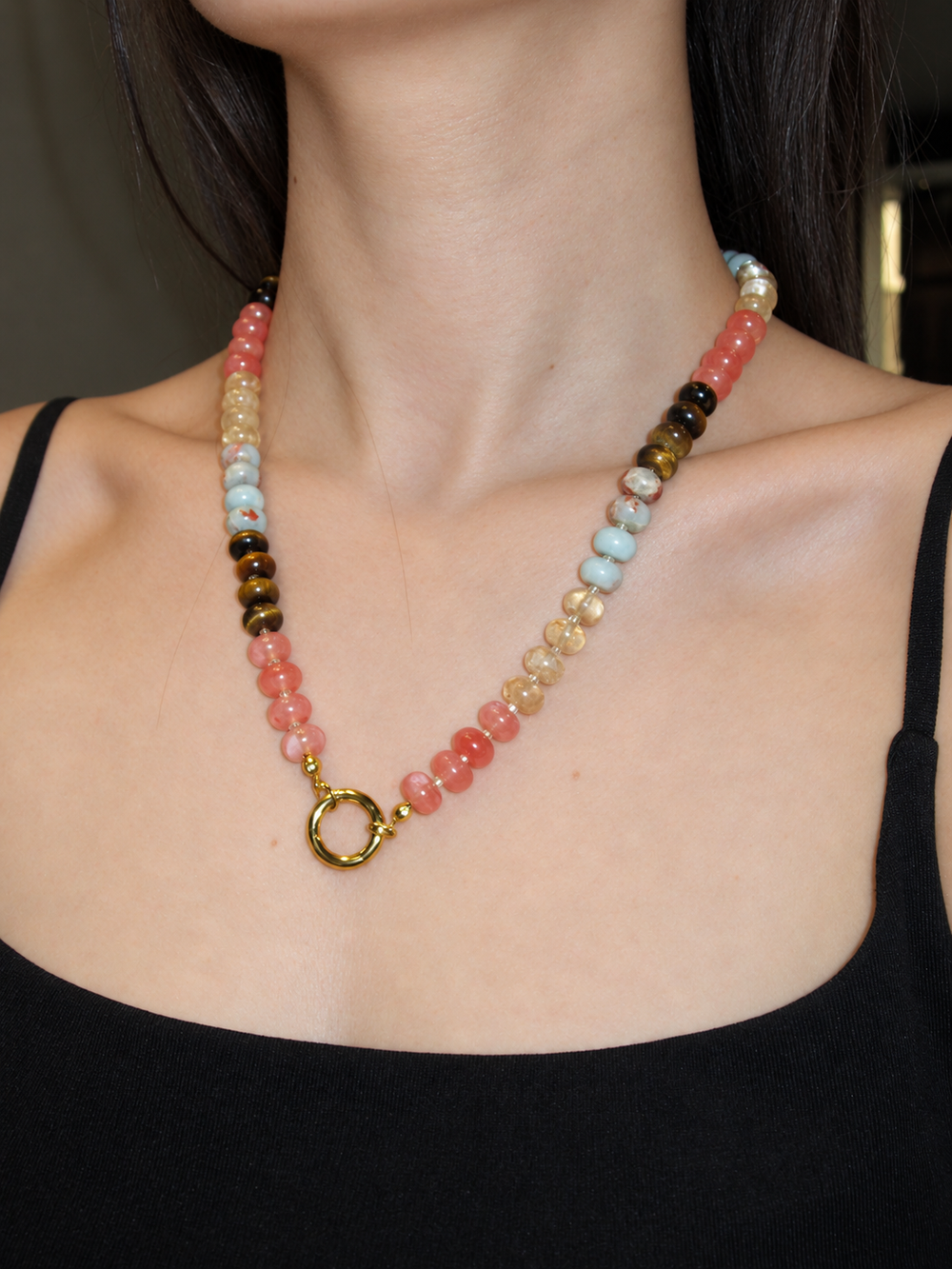 Riviera Gem Link Necklace