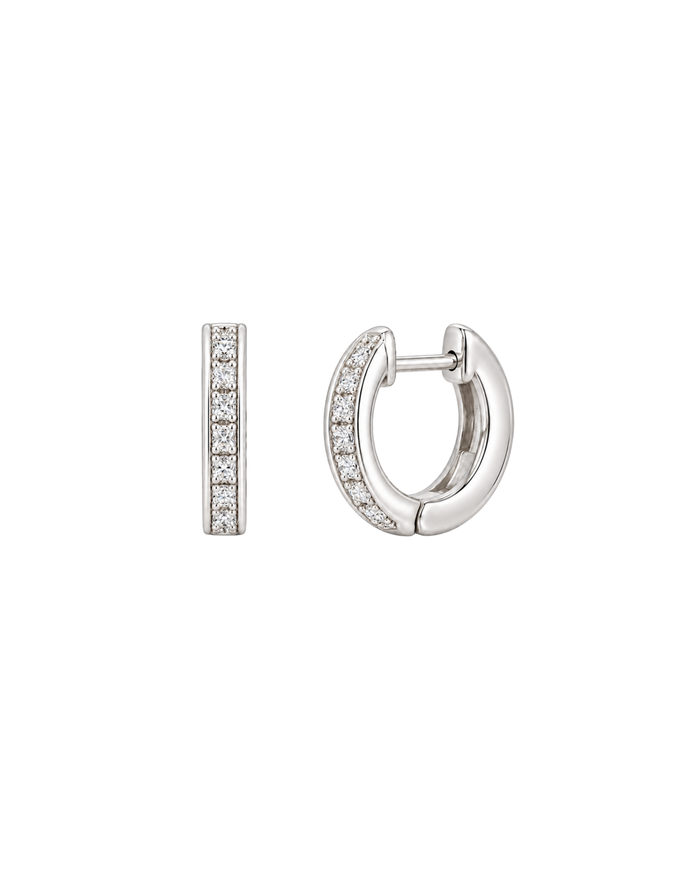 Arracadas Halo Pavé